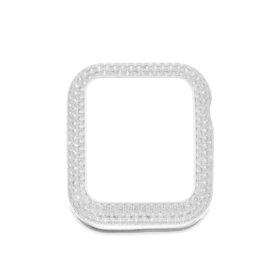 "Full Diamond” zircon case （silver）for Apple watch - Image 3